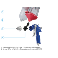 Nová stříkací pistole Dürr EcoGun ACE s jednorázovým tryskovým systémem